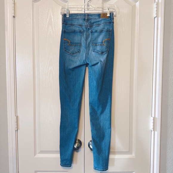 American Eagle Outfitters Super Hi Rise Jegging Super Stretch Size 2 Regular - Picture 2 of 12